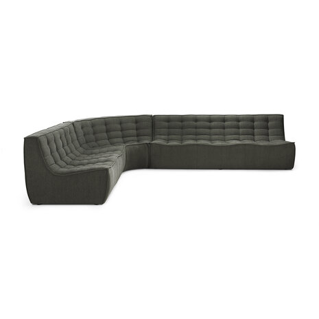 Ethnicraft N701 sofa - 3 seater - Moss