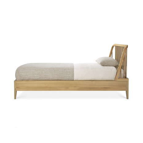 Ethnicraft oak Spindle bed 90-200 eenpersoons