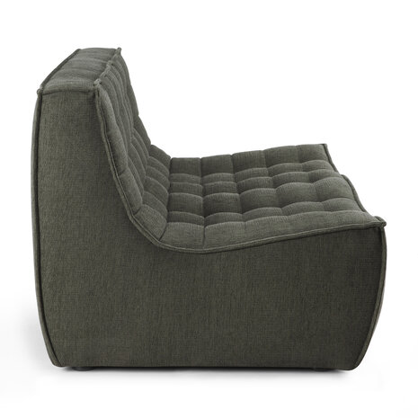 Ethnicraft N701 sofa - 2 seater Moss