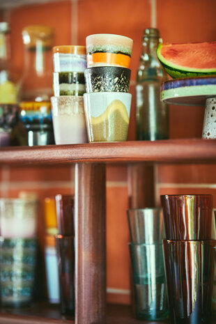 HKLIVING 70s ceramics: coffee mug, fern