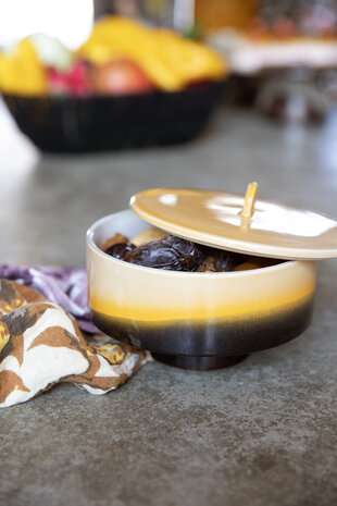 HKliving 70s ceramics: bonbon bowl, sunshine