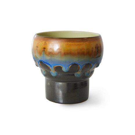 HKLIVING 70s ceramics: lungo mugsm, merge (set of 2)