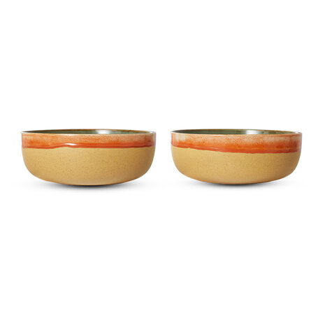 HKLIVING 70s ceramics: salad bowl, shore