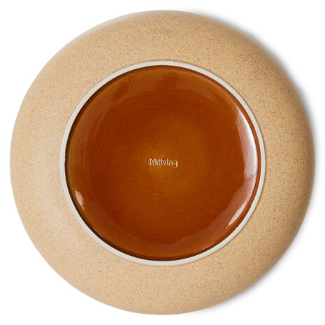 HKLIVING 70s ceramics: salad bowl, shore