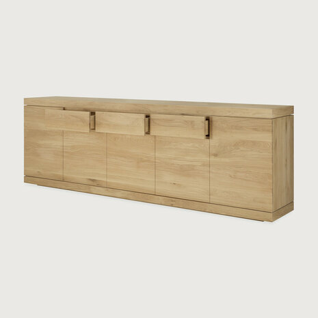 Ethnicraft Burger sideboard 5 push open doors 