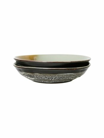 HKliving 70s ceramics curry bowls, Ace (set of 2)