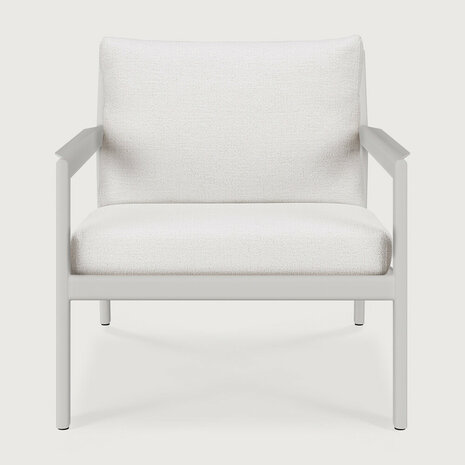 Ethnicraft Jack Outdoor Lounge Chair Aluminium Off White