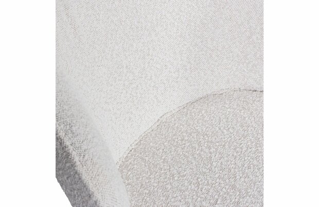 WOOOD Essentials Admit eetkamerstoel Boucl&eacute; Naturel