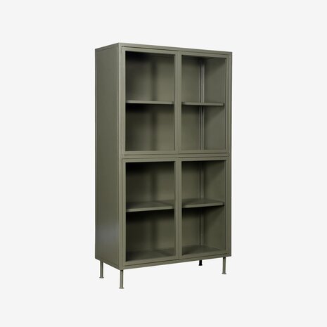 New Routz vitrinekast Sutton Olive Green