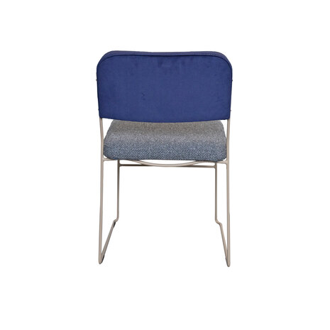 NOGA lima eetkamerstoel taupe frame / duo stoffering
