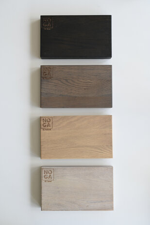 NOGA design eetkamertafel houtstalen 