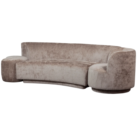 WOOOD Premium Combi-Popular: Bankje + Poef + Fauteuil Taupe