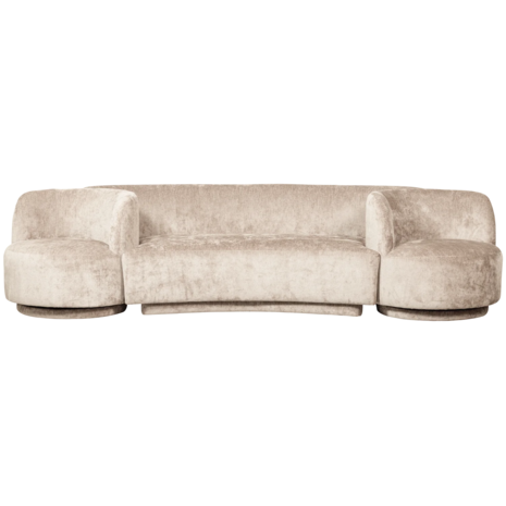 WOOOD Premium Combi-Popular: Bankje + Fauteuils Natural
