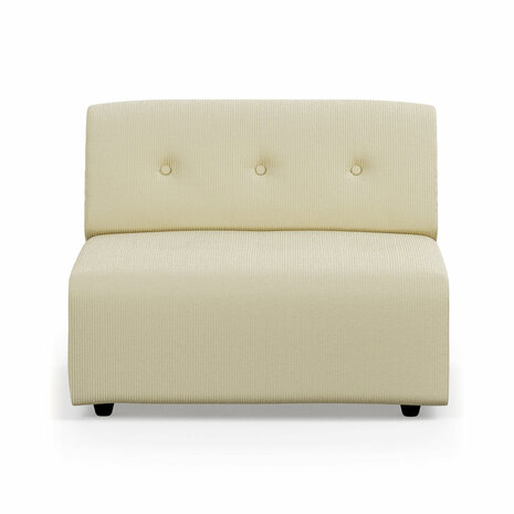 HKLIVING Vint Couch Element Middle Corduroy Rib, Hay