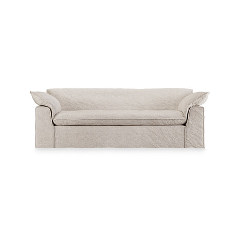 HKLIVING Nomad Couch Boucle Taupe 244cm