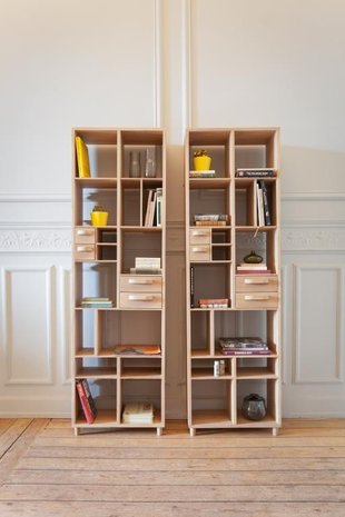 Ethnicraft oak pirouette bookrack