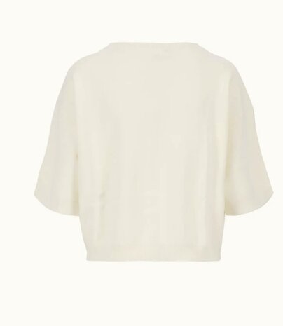 Zusss fijnbrei vestje off white