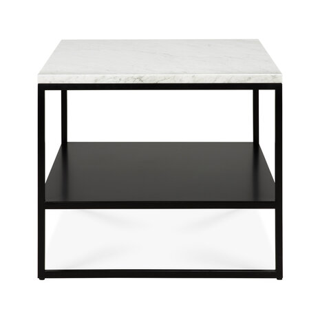 Ethnicraft Stone side table marble white