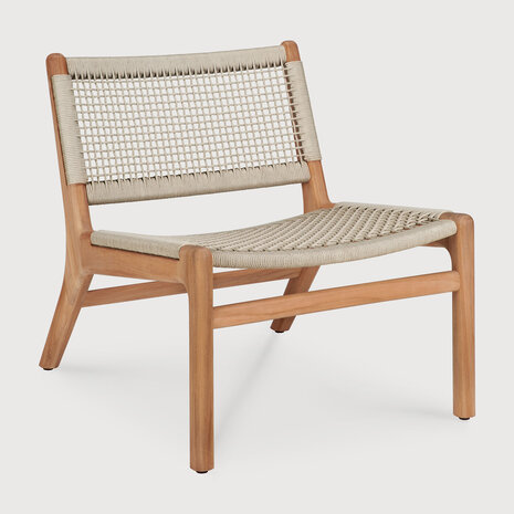 Ethnicraft Jack Woven outdoor loungestoel