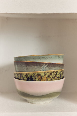 HKLIVING 70s ceramics ramen bowls, ascend (set of 2)