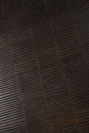 Ethnicraft Grooves salontafel teakhout zwart