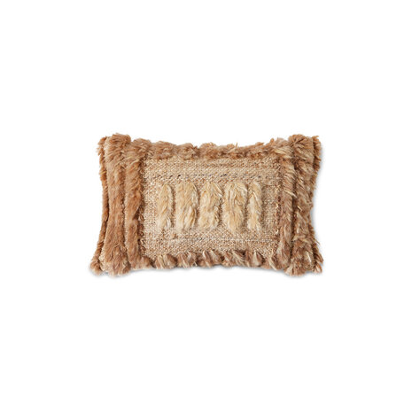 HKLIVING Natural furry cushion 40X25 CM 