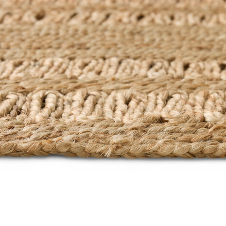 HKLIVING Soleil jute runner oval 60x165 cm 