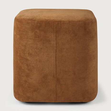 Ethnicraft Cube Poef Cinnamon