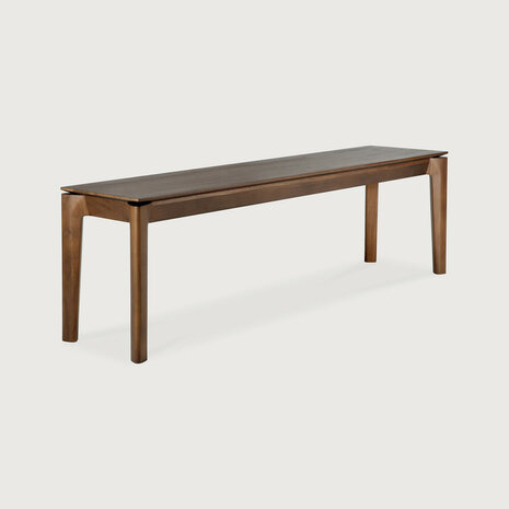 Ethnicraft Bok Bench Varnished Teak Brown 166cm