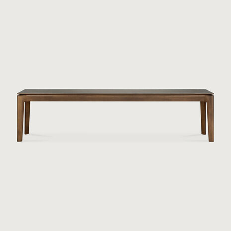 Ethnicraft Bok Bench Varnished Teak Brown 186cm