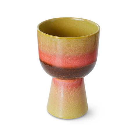 HKLIVING Retro flower pot - lime green