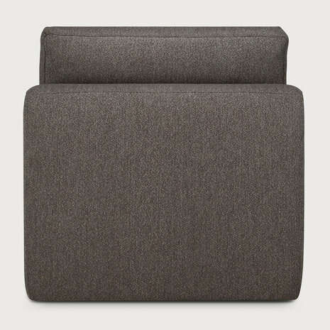 Ethnicraft Mellow Modular Sofa Granite Eco Fabric 1 Seater