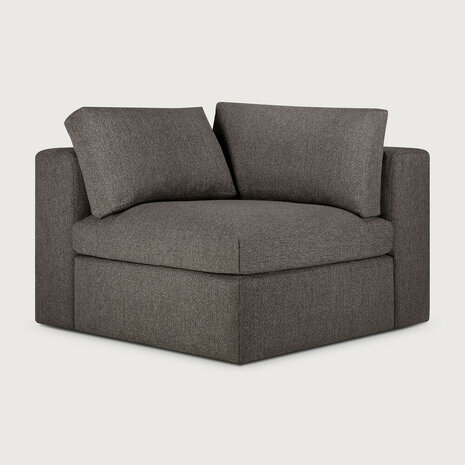 Ethnicraft Mellow Modular Sofa Granite Eco Fabric 90 Graden Hoek 