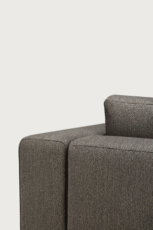 Ethnicraft Mellow Modular Sofa Granite Eco Fabric Seater L
