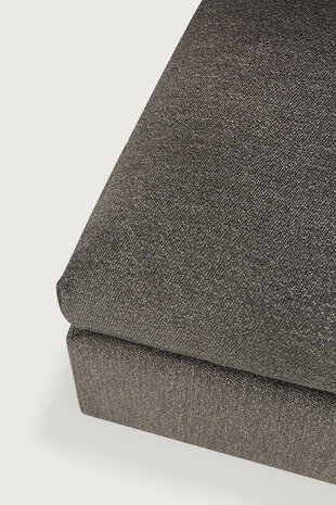 Ethnicraft Mellow Modular Sofa Granite Eco Fabric Footstool
