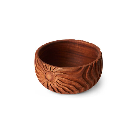 HKLIVING Hand carved bowl M