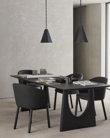 Ethnicraft Unda Stoel Charcoal