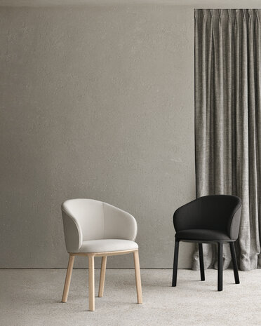Ethnicraft Unda Stoel Charcoal