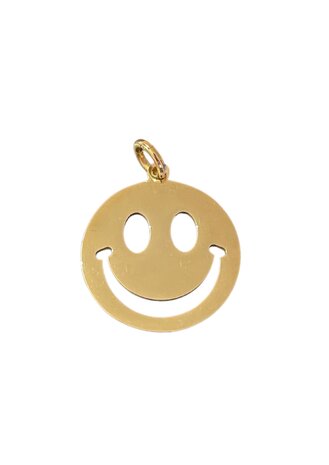Bonnie Studios golden Smiley Big Pendant 