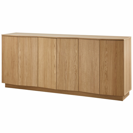 WOOOD Zuma dressoir eiken 200cm eiken transparant