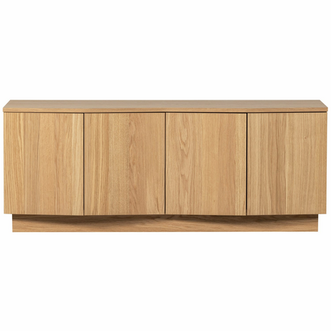 WOOOD Zuma tv meubel 133cm eiken transparant