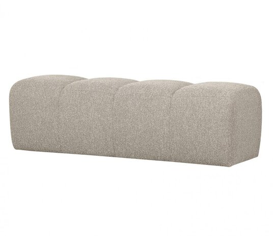 Woood Mojo Eetbankje 164cm Bouclé Beige Melange