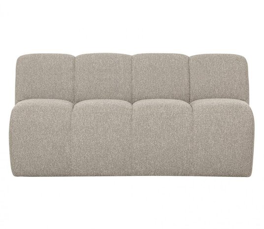 Woood Mojo Eetbankje 164cm Met Rugleuning Bouclé Beige Melange