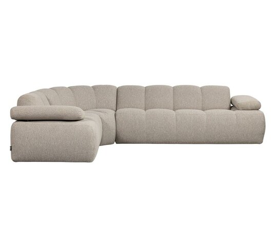 WOOOD Mojo hoekbank bouclé beige melange
