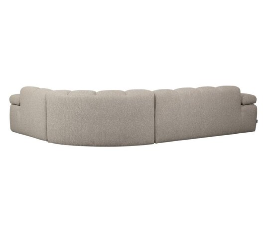 WOOOD Mojo hoekbank bouclé beige melange rechts