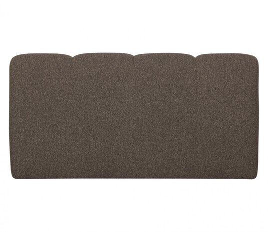 WOOOD Mojo Eetbankje 164cm Met Rugleuning Bouclé Bruin Melange