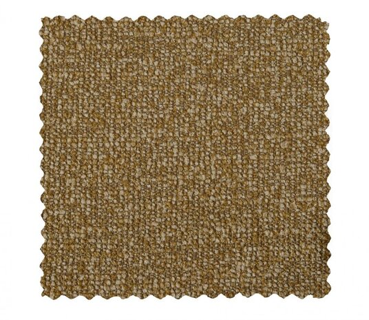 WOOOD Mojo Eetbankje 164cm Met Rugleuning Bouclé Geel/Bruin Melange