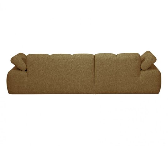 WOOOD Mojo Chaise Longue Bouclé Geel/Bruin Melange Links