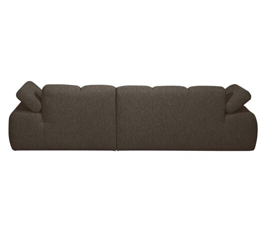 WOOOD Mojo Chaise Longue Bouclé Bruin Melange Rechts