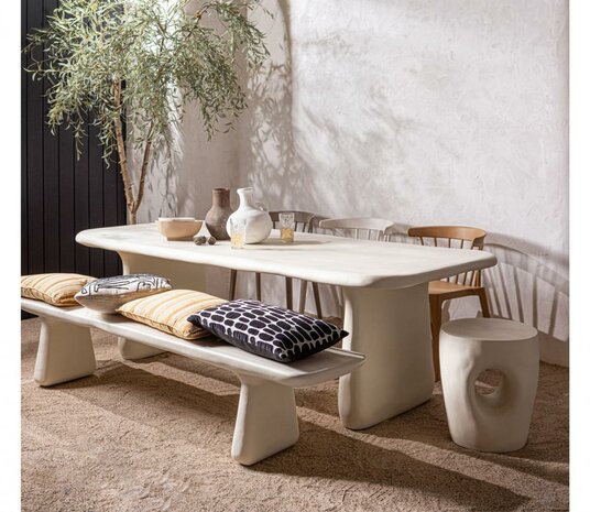 WOOOD Bliss Tuinstoel Met Spijlen Coffee Fiber Bruin Melange